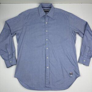 Vilebrequin Men's Blue Long Sleeve Cotton Business Career‎ Work Shirt XXL/C48.25